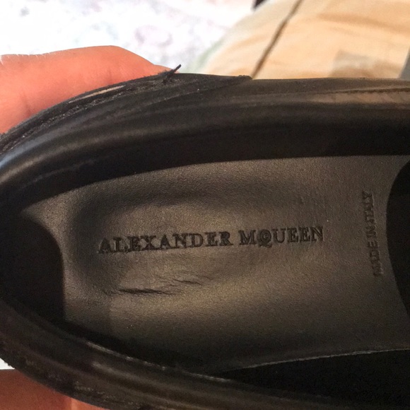 COPY - Alexander McQueen black penny loafers - Picture 7 of 8
